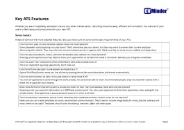 ATS Buyer Guide - Features Section